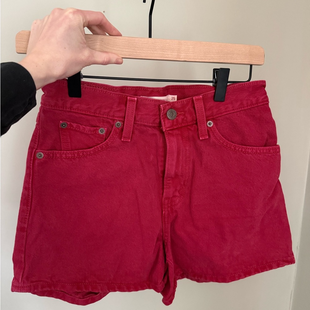 Levi’s 80s Mom Women Shorts Size 25 - Picture 3 of 5